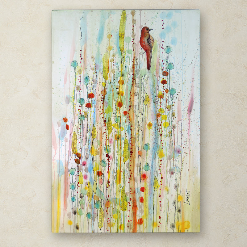 «Pause 2» de Breagh, reproduction sur toile tendue, H 32 po x l 22 po