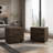 Solid Wood Nightstand With 2 Drawers, Handle-Free Bedside Table Set Of 2-1237890764-1237890802