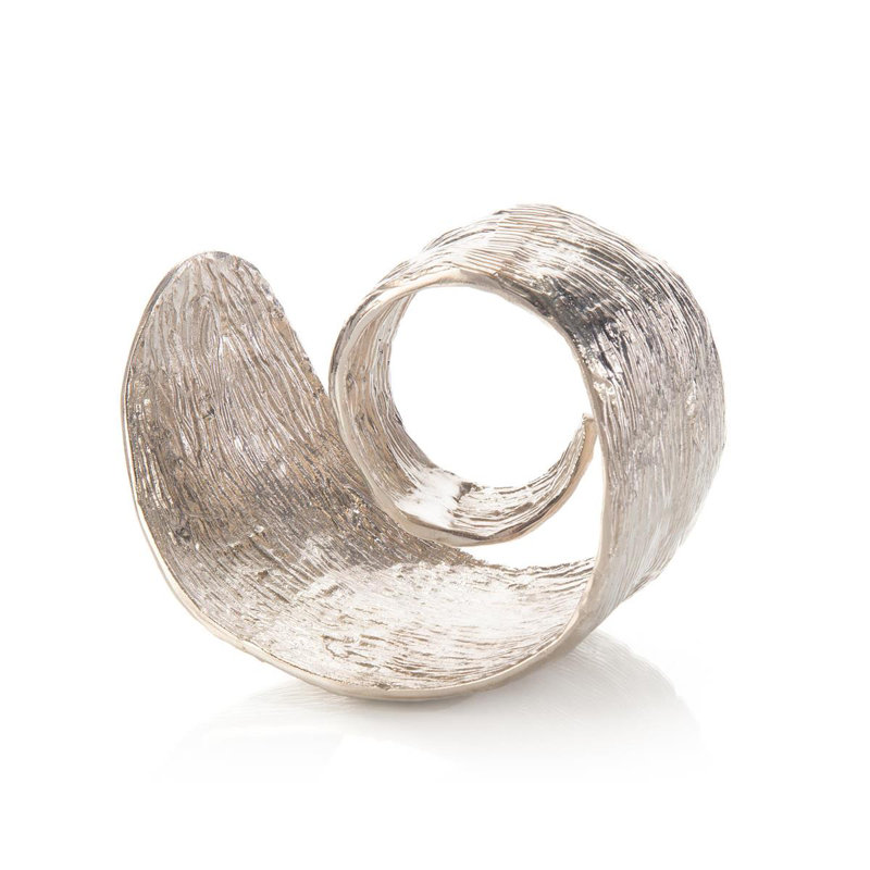 Boucle organique en nickel, H 7 po x l 9 po x P 4,75 po