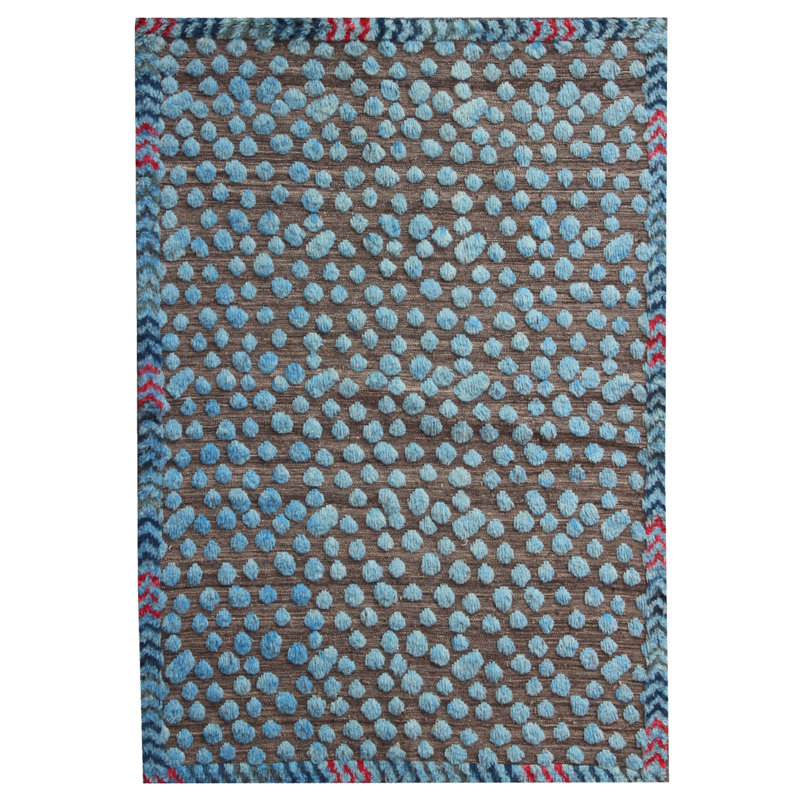 Negropo Geometric Hand Woven 149cm X 208cm Area Rug