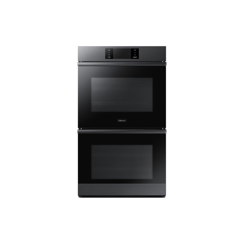 30" Double Wall Oven Steam, Contemporary, Graphite Stainless