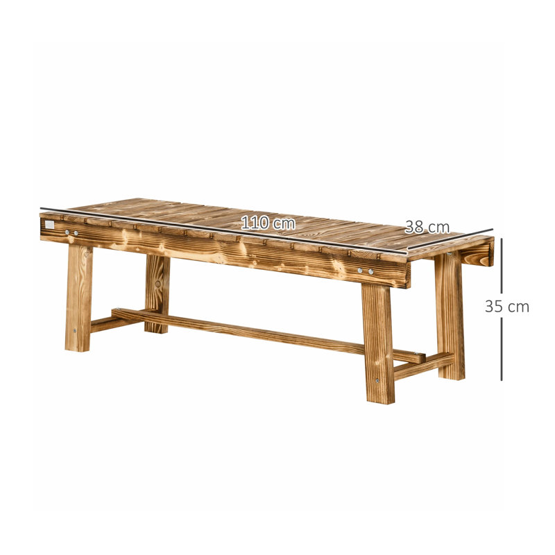 Guban Wooden Traditional Bench/Picnic Bench