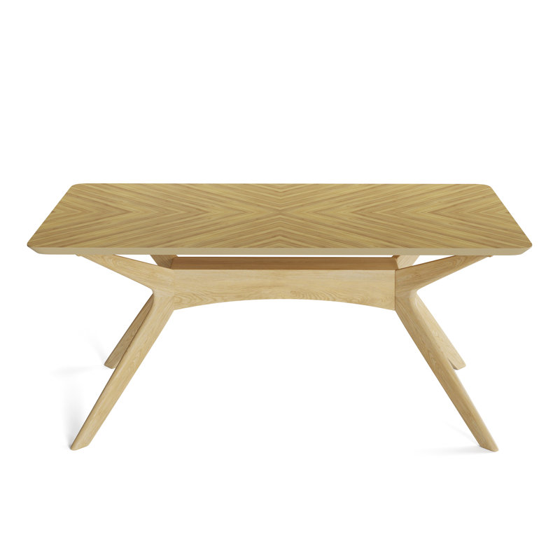 Table de salle à manger en bois 71 "Budapest, Chêne