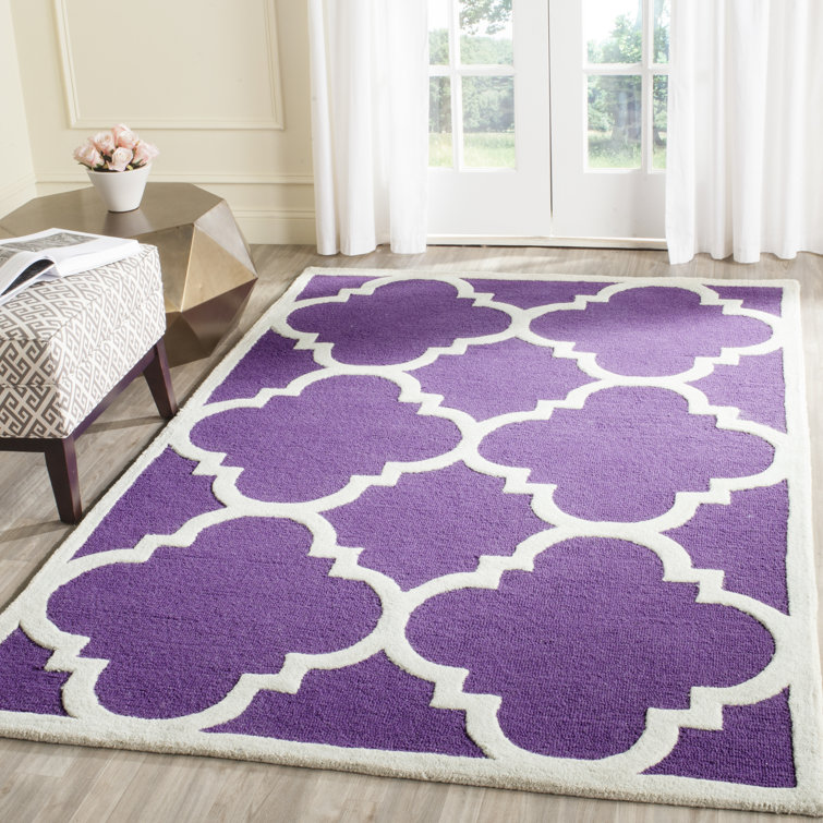 Keith Geometric Wool Hand Woven Area Rug