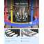 LEDREM in. Round Fitness Trampoline-131528674