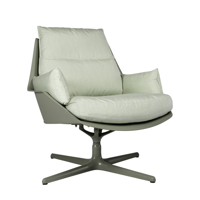 Anou Toledo Outdoor Dining Armchair, Greenish Gray