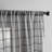 Plaid Semi-Sheer Rod Pocket Curtain Panel-2030829826-2030829825