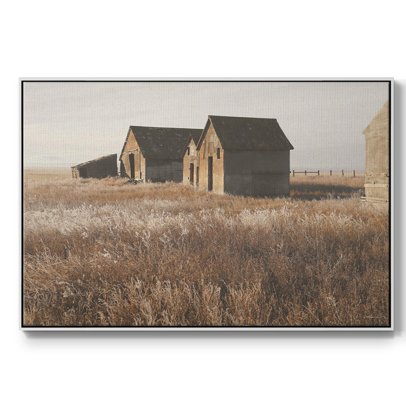 The Old Farm, reproduction d'art sur toile, Blanc, H 27 po x l 41 po x P 2 po