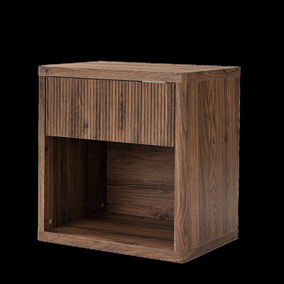 Table de chevet avec rangement et tiroir