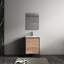 Itsham 24 po L x 18 po P 2 portes Meuble-lavabo avec évier simple et Comptoir en Céramique blanc
