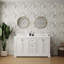 Meuble-lavabo double autoportant 60,58 po Nali-351989349