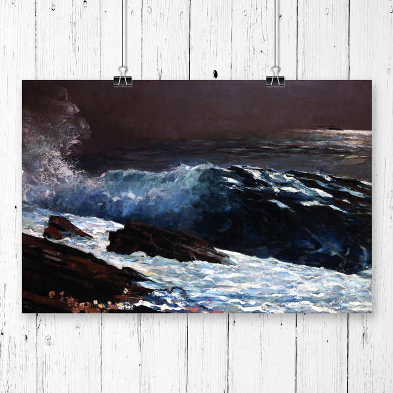 Winslow Homer Sunlight on the Coast - Frameless Print, 59.4 x 84.1cm