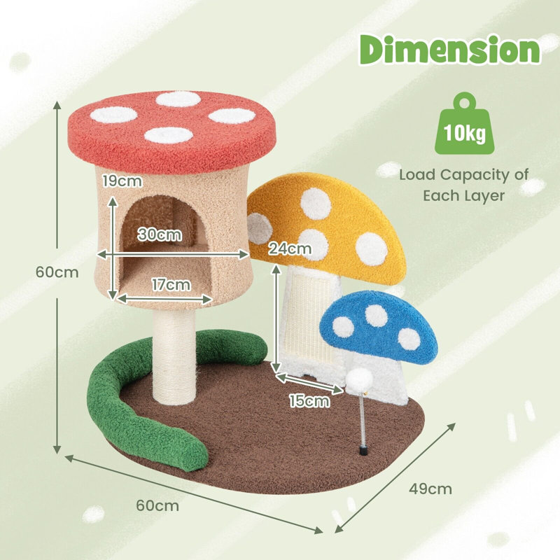 Macksburg 23.19cm H Cat Tree