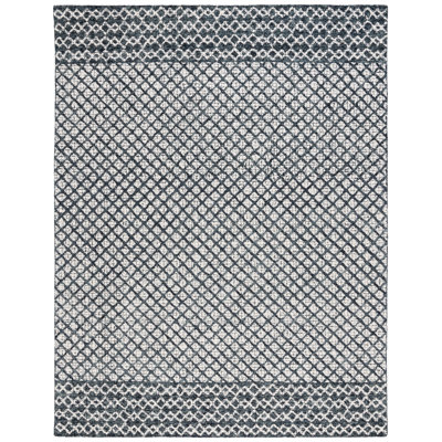 Sherlita Abstract Hand Tufted Wool, Cotton Geometric Rug