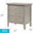 Chic Silver Champagne Nightstand-1472664523