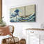 «The Great Wave Off Kanagawa», 3 pièces sur toile-98562493