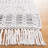 Randalia Hand Woven Pet Yarn/Cotton Southwestern Rug in Black/Ivory-740789426
