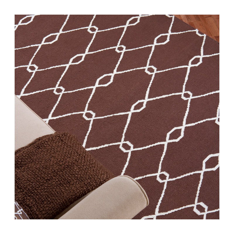Laticia Wool Geometric Indoor Rug, Rectangle 3'6" x 5'6"