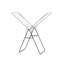 Brabantia Hangon 15 m Folding Drying Rack-100078190