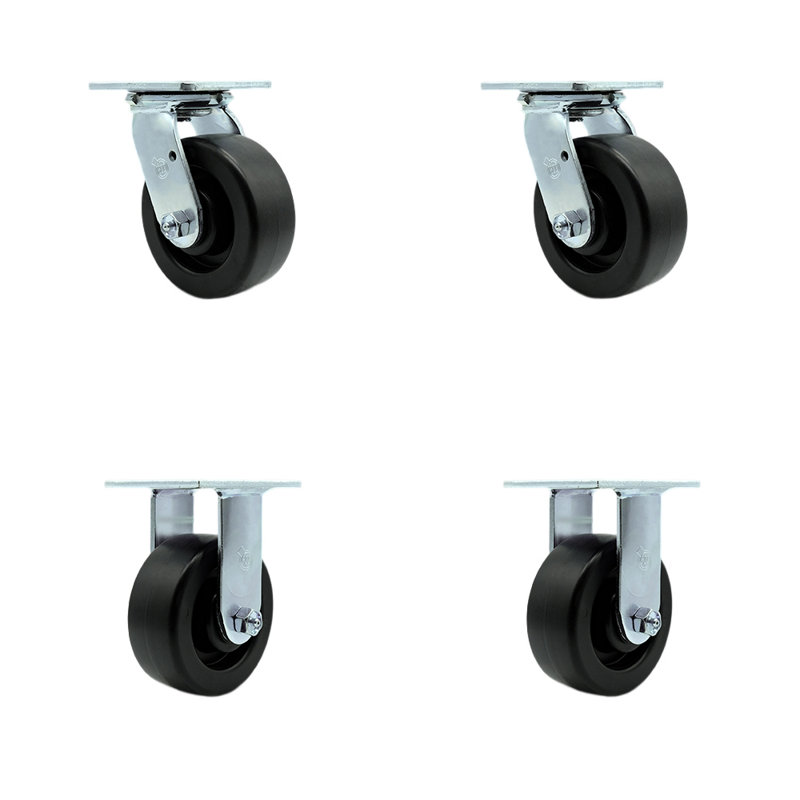 4 Piece Polyolefin Caster Set