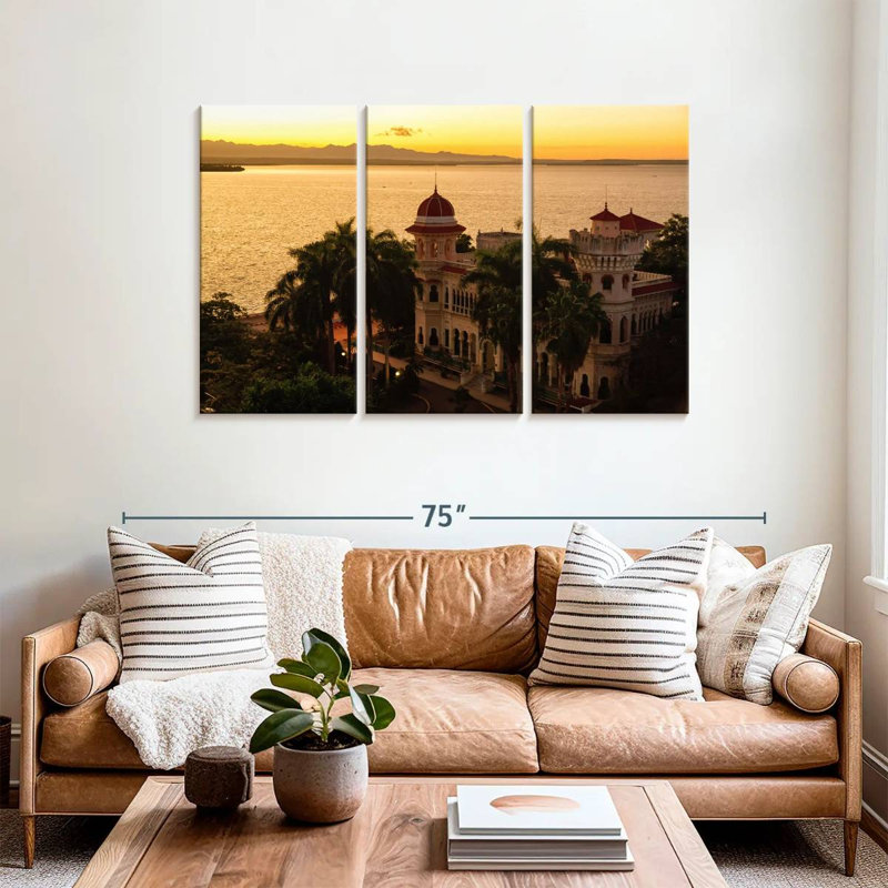 Coucher de soleil Nicci Cienfuegos, H 36 po x l 57 po