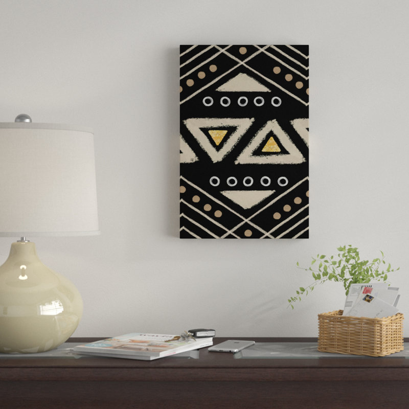 « motif ii », impression sur toile, H 40 po x l 26 po x P 1,5 po, Toile tendue, Pas de tapis