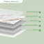 Rouleau de lambris en vinyle mat 118 po x l 47 po pour décoration murale intérieure-114763758