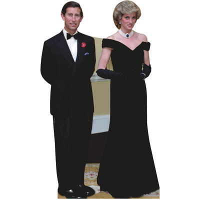 «Prince King Charles and Diana» en carton