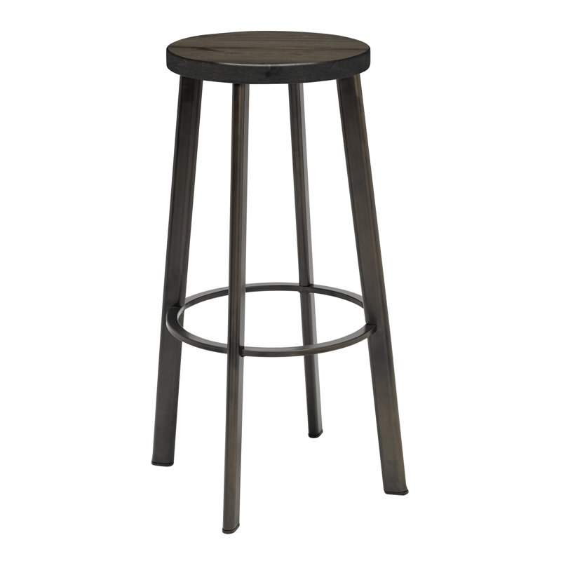 Metro Bar & Counter Stool, Espresso, Bar Stool (30" Seat Height)
