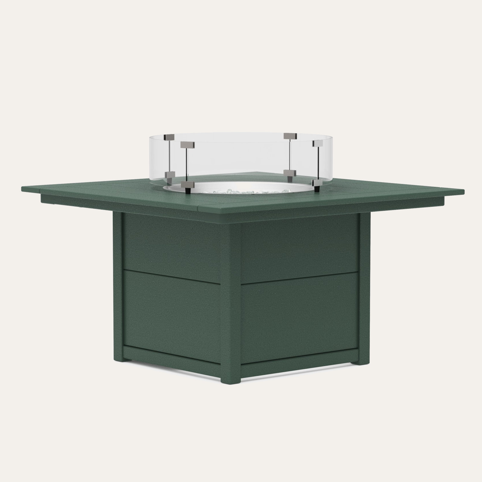 Square 42" Fire Pit Table, Green