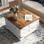 Table basse à plateau relevable carré de 31,1 po Fellsburg-2097896337