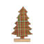Plaid Pattern Tabletop Tree