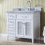 Ensemble de meuble-lavabo simple 43 po avec miroir Hamil-125312606-125312607