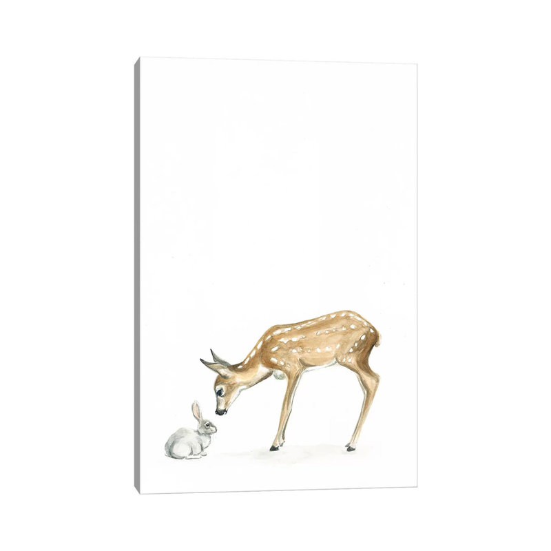 Hello Friend II by Kirsten Dill - Wrapped Canvas Gallery-Wrapped Canvas Giclée, 30.48cm H x 20.32cm W