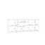 Deveau 209.5cm Sideboard