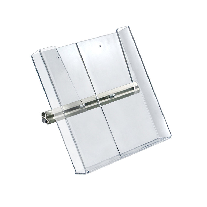 9.25"W x 10"H Acrylic Brochure Side Shelf for Freestanding Unit