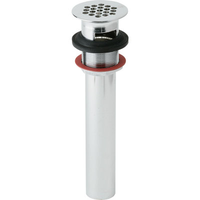 1.25" Grid Bathroom Sink Drain With Overflow