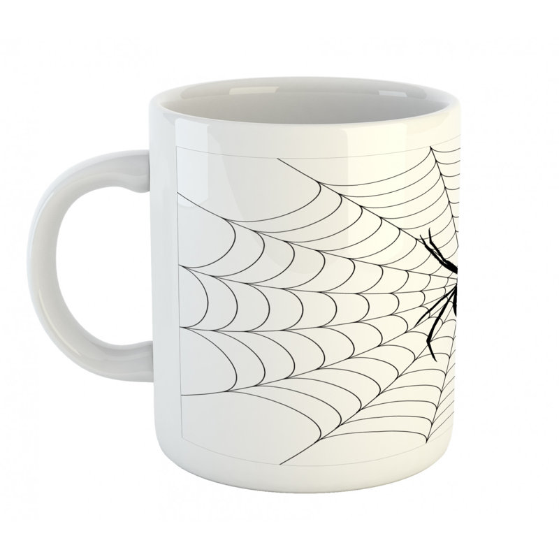 Grande tasse à café spider web