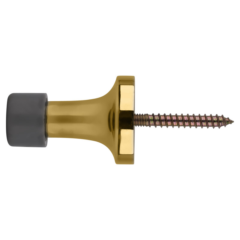 Door Stop, PVD Polished Brass