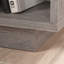 Table de chevet, finition brune
