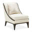 Paris Chic Accent Chair - Cremini/Espresso