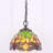Small Tiffany Pendant Light Dragonfly Style Stained Glass Pendant Hanging Lamp-189554760