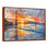 Décoration murale jaune et rouge Golden Gate Summer Sunset Glow IV - Ponts