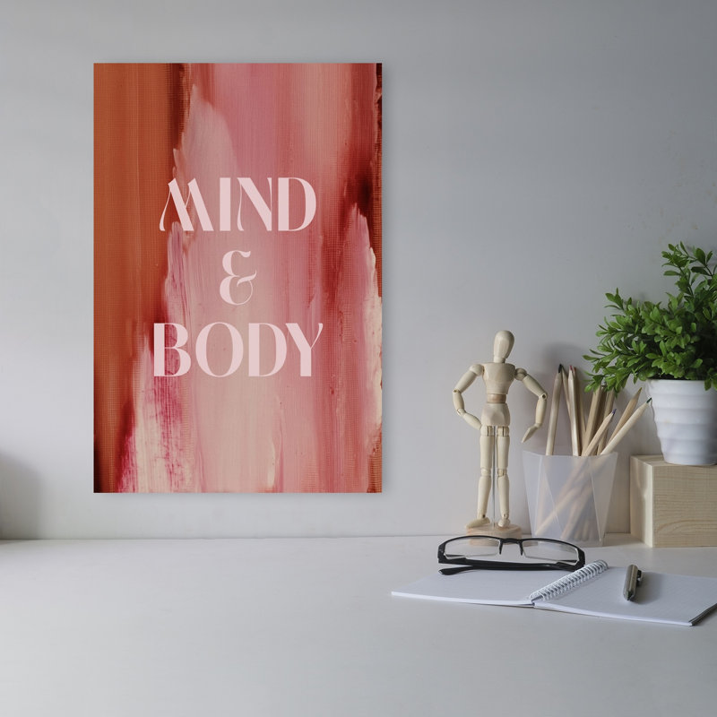 Softpoemsno07 Affiche murale abstraite contemporaine et moderne, 18" H x 12" W