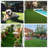 Artificial Grass Turf 1.38" Custom Sizes,3FTX10FT Fake Grass Ind...
