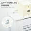 Humberto Radiator Cover Modern Cabinet White-124322511