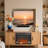 23 Inch Electric Fireplace Insert, Ultra Thin Heater With Log Set & Realistic Flame, Remote Control With Timer, Overheating Protection-142554845