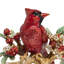 Red Cardinal on Branch Figurine