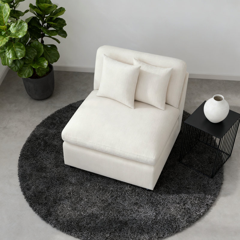Chaise sans accoudoirs Modern Ivory