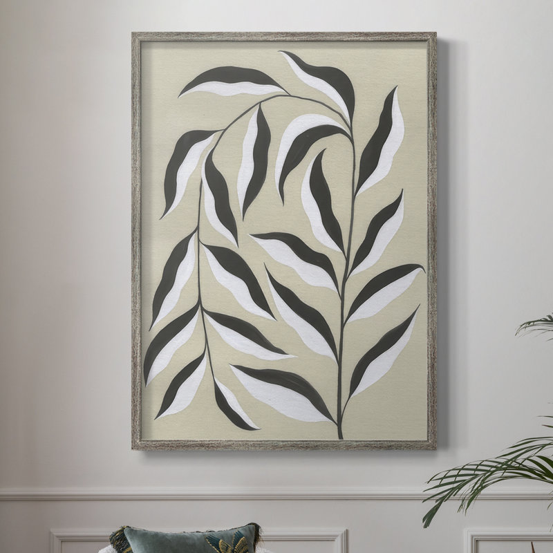 Emerging Weeds II Framed Print - Solid Wood, 30" H x 24" W